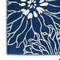 Homeroots 2 x 3 ft. Navy & Ivory Floral Scatter Area Rug 385430 - alternate 8